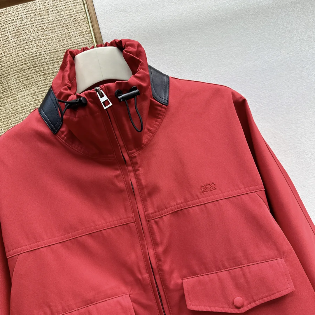 HERMES Jackets Red-Black S-L C55202609060505 - Image 2