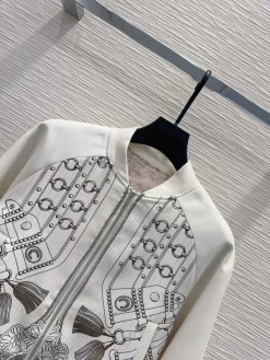 Alternative view of HERMES Jackets White-Black S-L C05202609062935