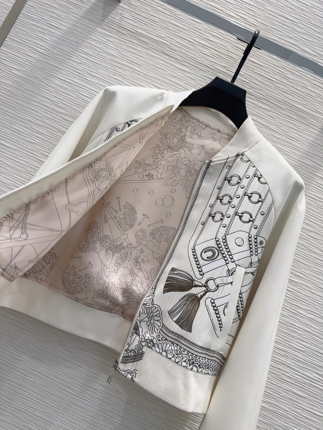 HERMES Jackets White-Black S-L C05202609062935 - Image 8