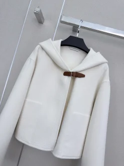 Alternative view of HERMES Jackets White-Brown S-L E50202609061126