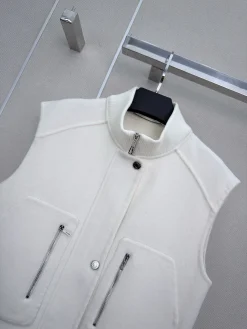 Alternative view of HERMES Jackets White-Silver S-L D05202609061125