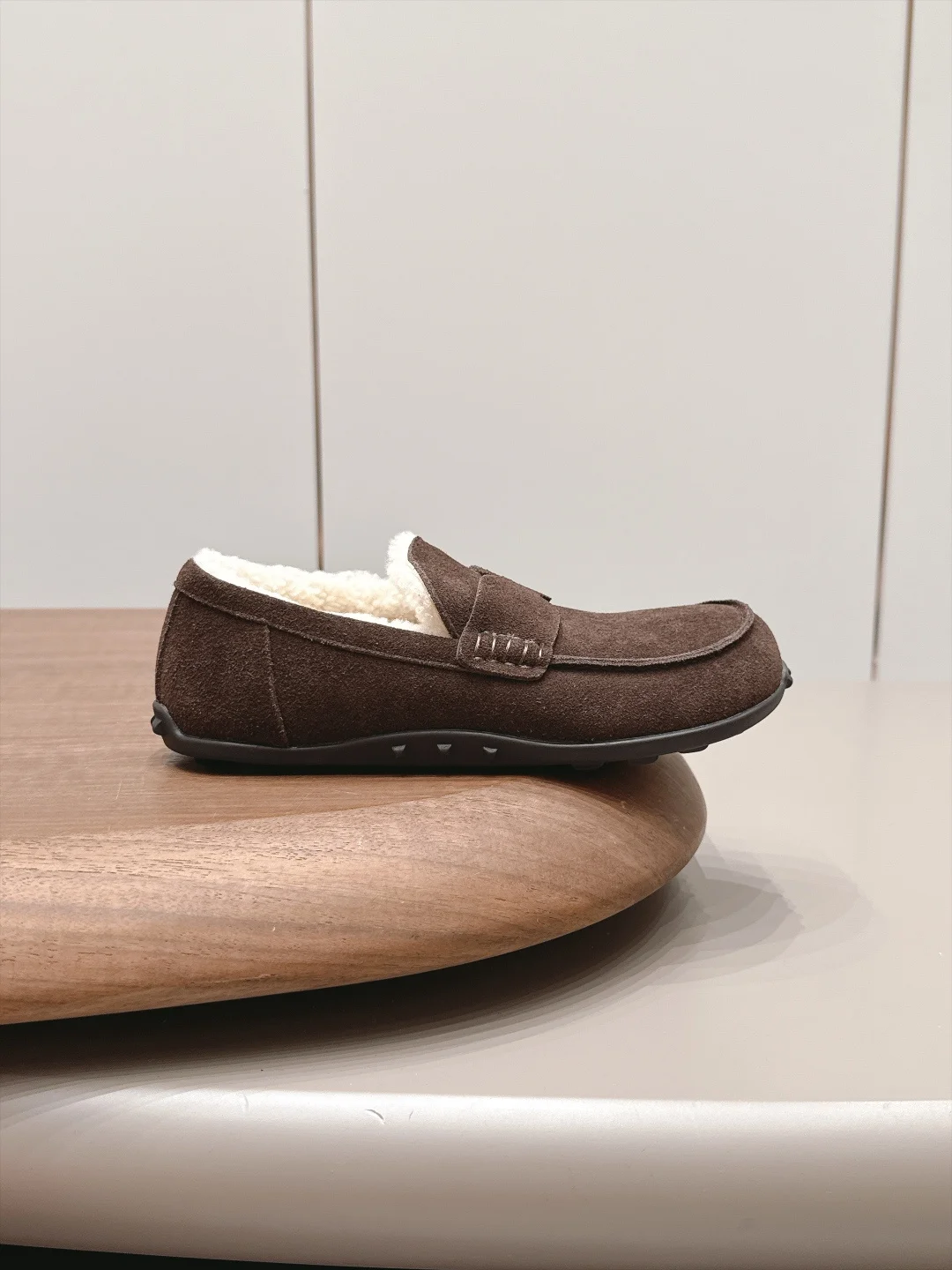 HERMES Loafers Brown-Cream B90202609111536 - Image 5