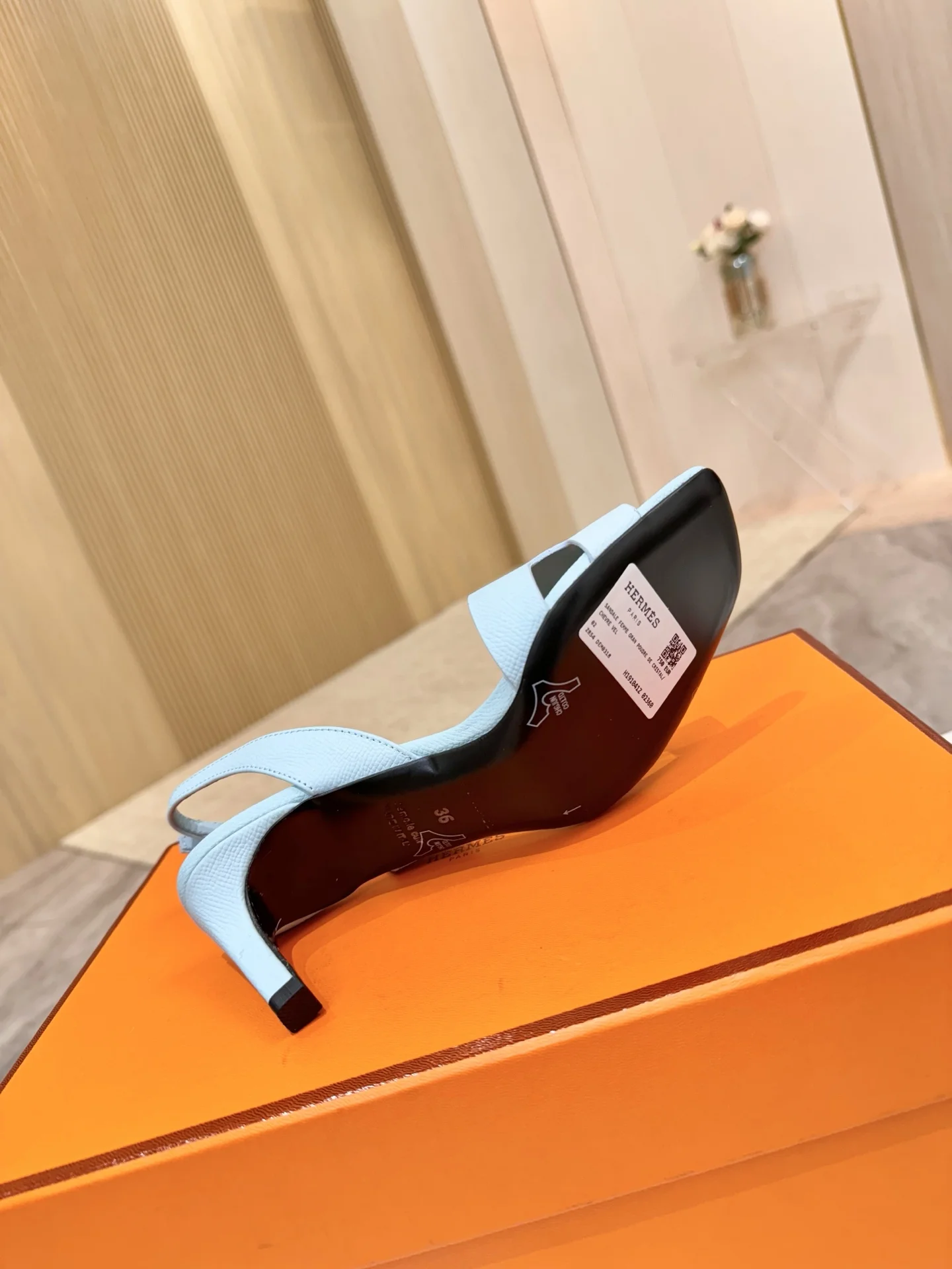 HERMES Sandals Blue B90202609111472 - Image 3