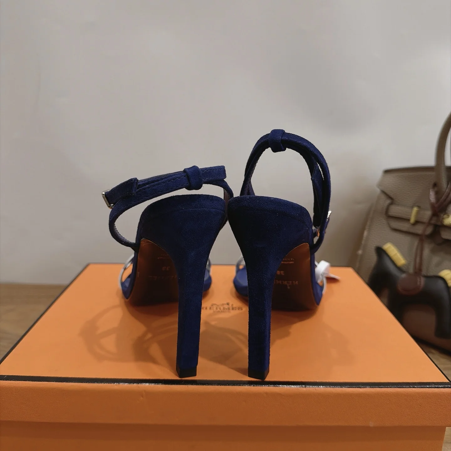 HERMES Sandals Blue-Silver C40202609111457 - Image 8