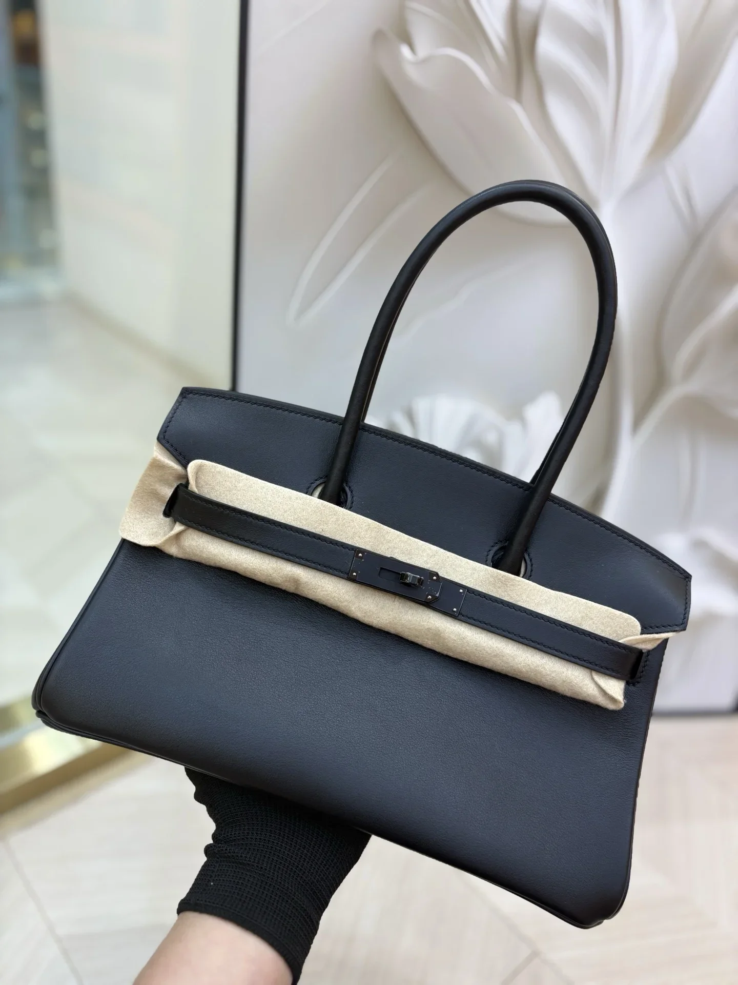 HERMES Shoulder Bags Black-Gold A550202609090227