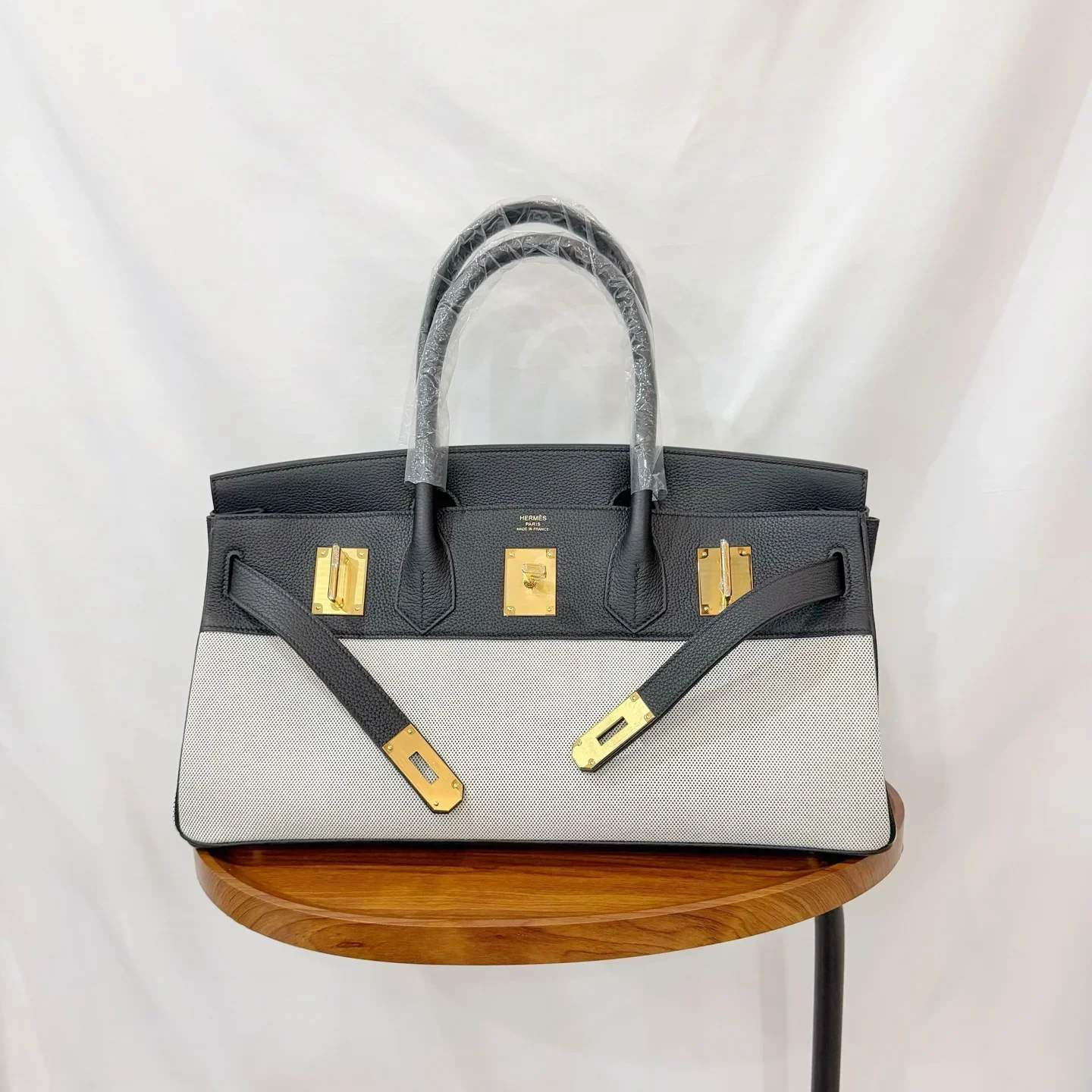 HERMES Shoulder Bags Black-White 42 A850202609090228 - Image 2
