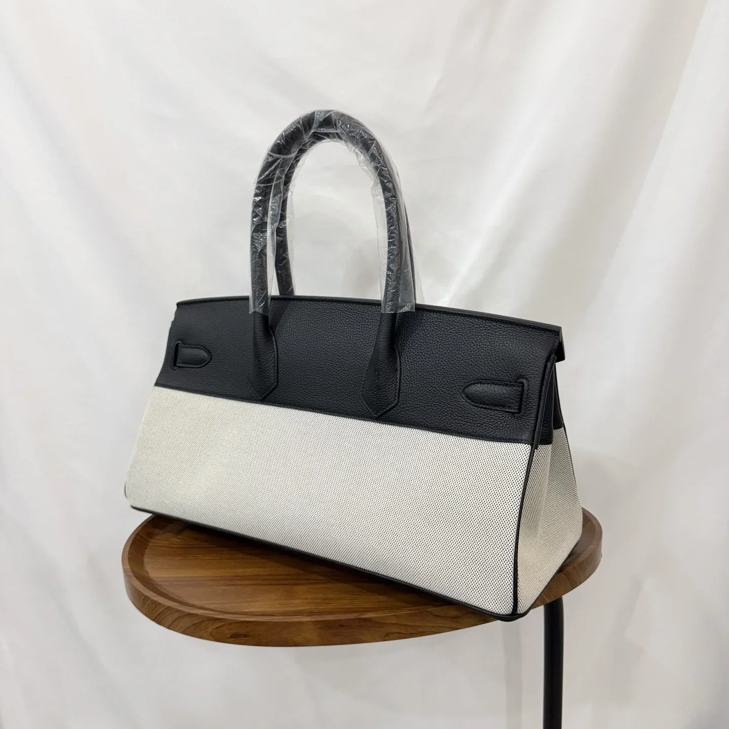 HERMES Shoulder Bags Black-White 42 A850202609090228 - Image 3