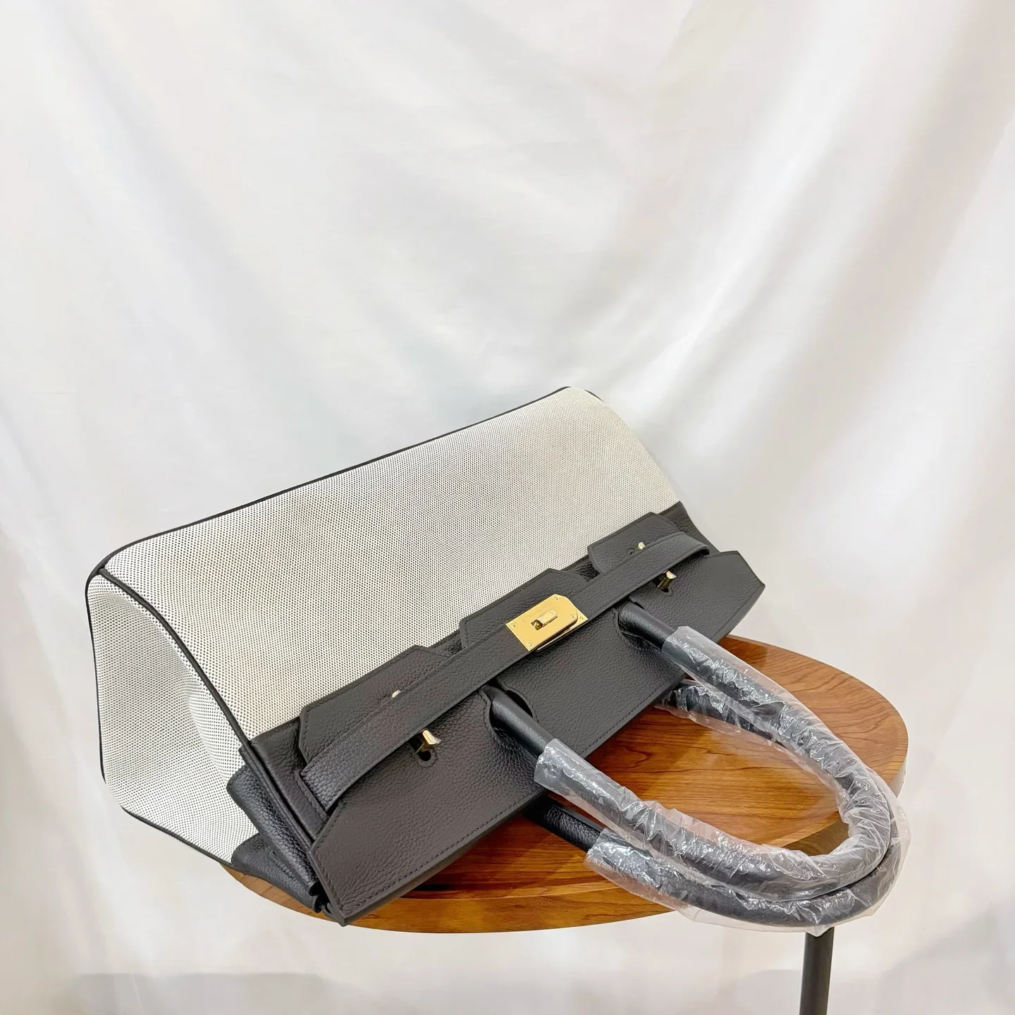 HERMES Shoulder Bags Black-White 42 A850202609090228 - Image 4