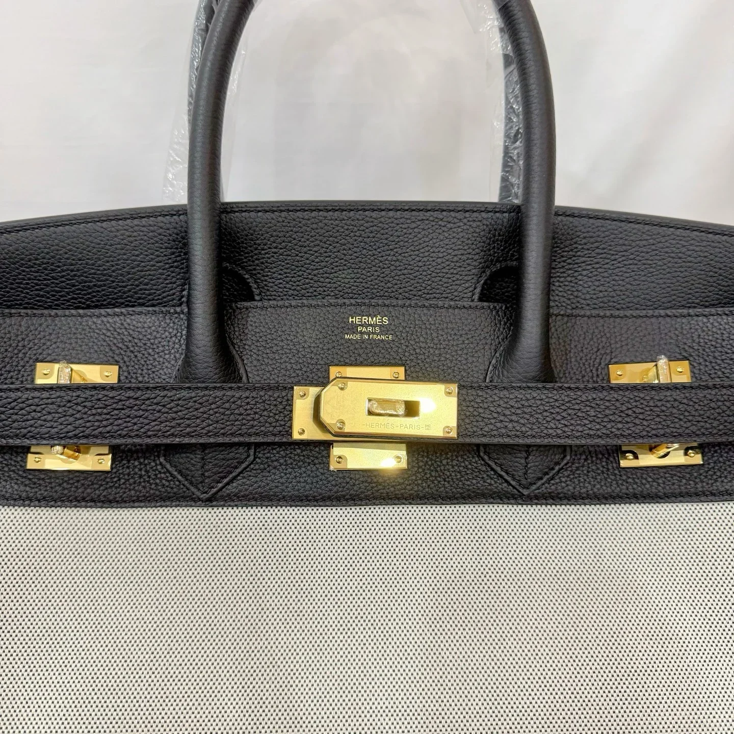HERMES Shoulder Bags Black-White 42 A850202609090228 - Image 7