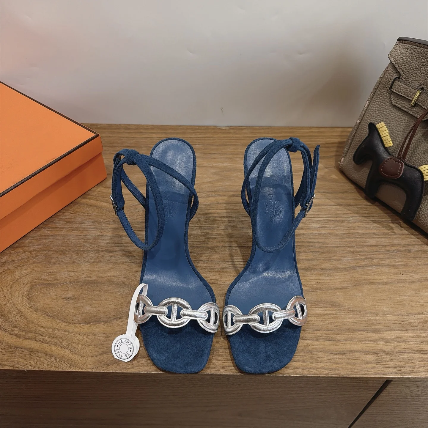HERMES Sneakers Blue-Silver C40202609111465 - Image 3