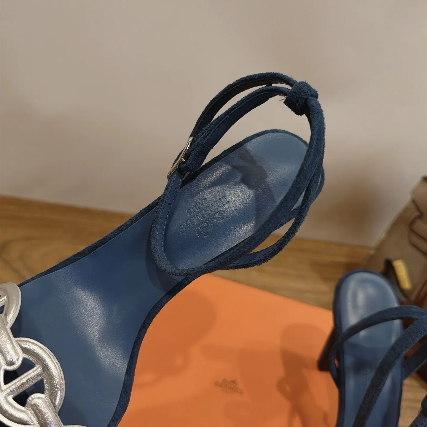 HERMES Sneakers Blue-Silver C40202609111465 - Image 7