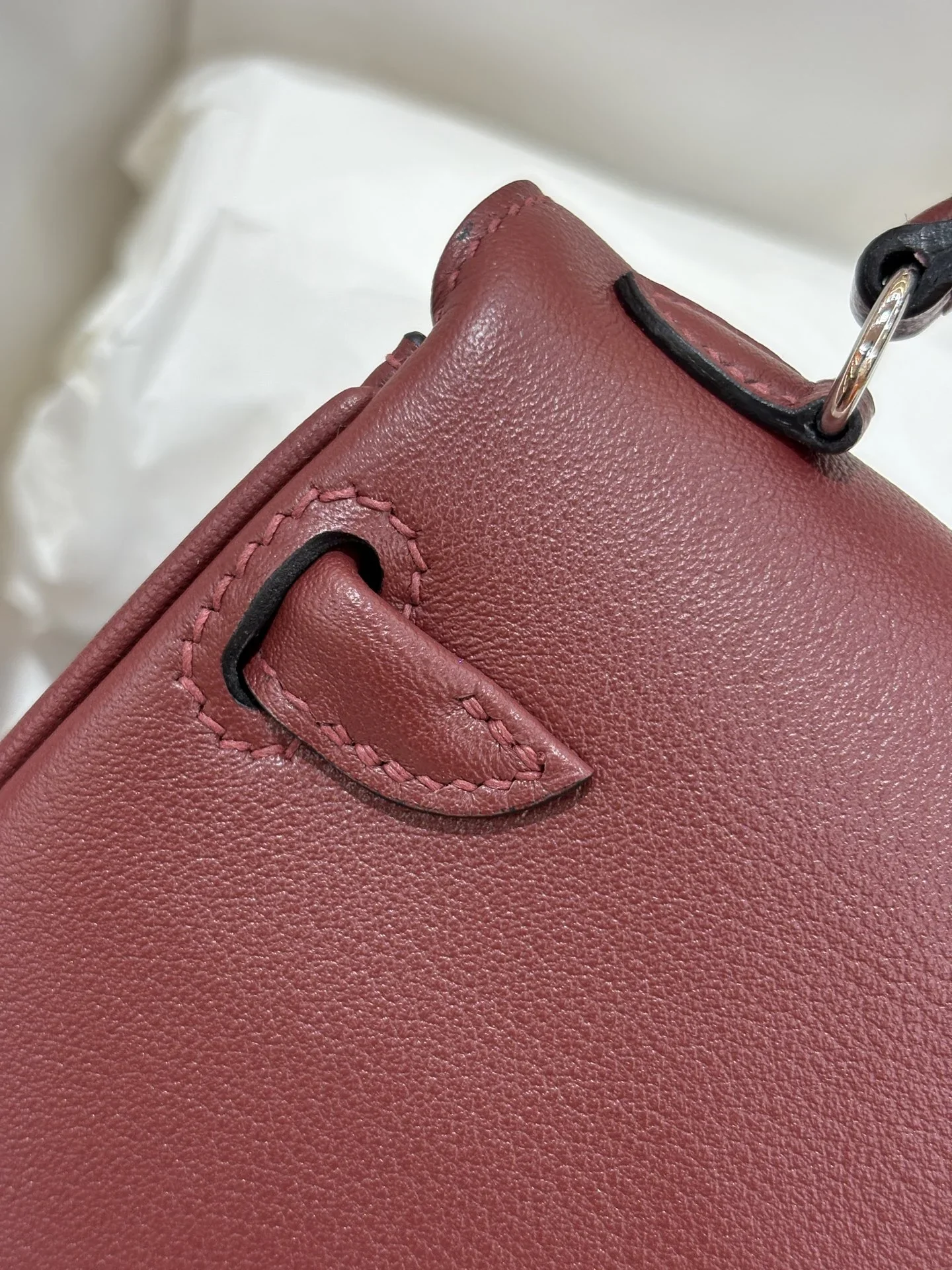 HERMES Top Handle Bags Brown-Blue A350202609090244 - Image 8
