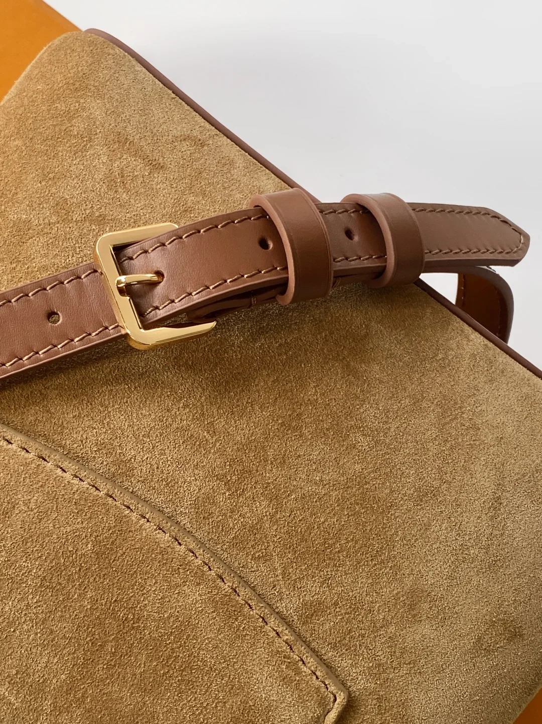 HERMES Top Handle Bags Brown-Tan 21X14X8CM A080202609090365 - Image 7