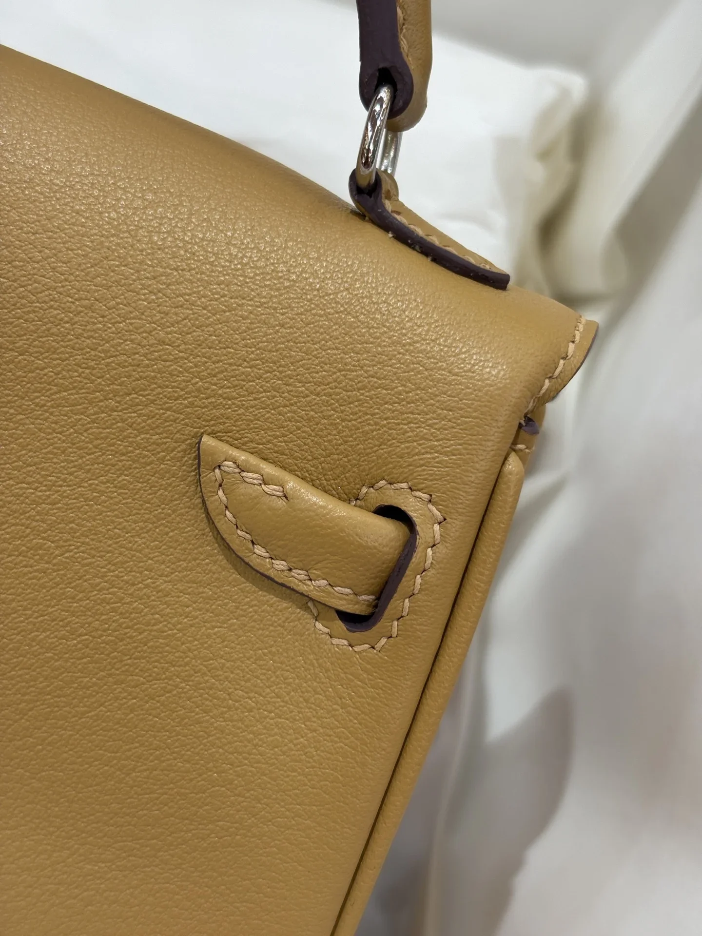 HERMES Top Handle Bags Tan-Pink A350202609090258 - Image 7