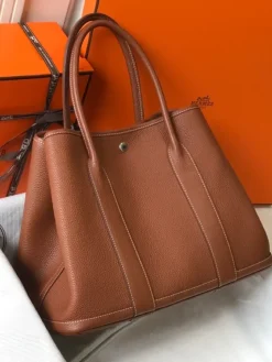 Alternative view of HERMES Totes Bags Brown 30X36CM I50202609090263