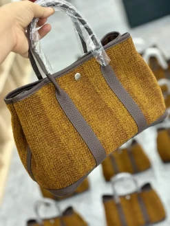 HERMES Totes Bags Brown-Gray A000202609090299