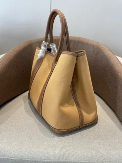 Alternative view of HERMES Totes Bags Brown-Tan A000202609090269