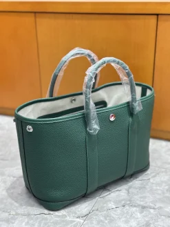 Alternative view of HERMES Totes Bags Leather Green 30CM I50202609090276