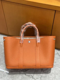 Alternative view of HERMES Totes Bags Leather Orange 30CM I50202609090278