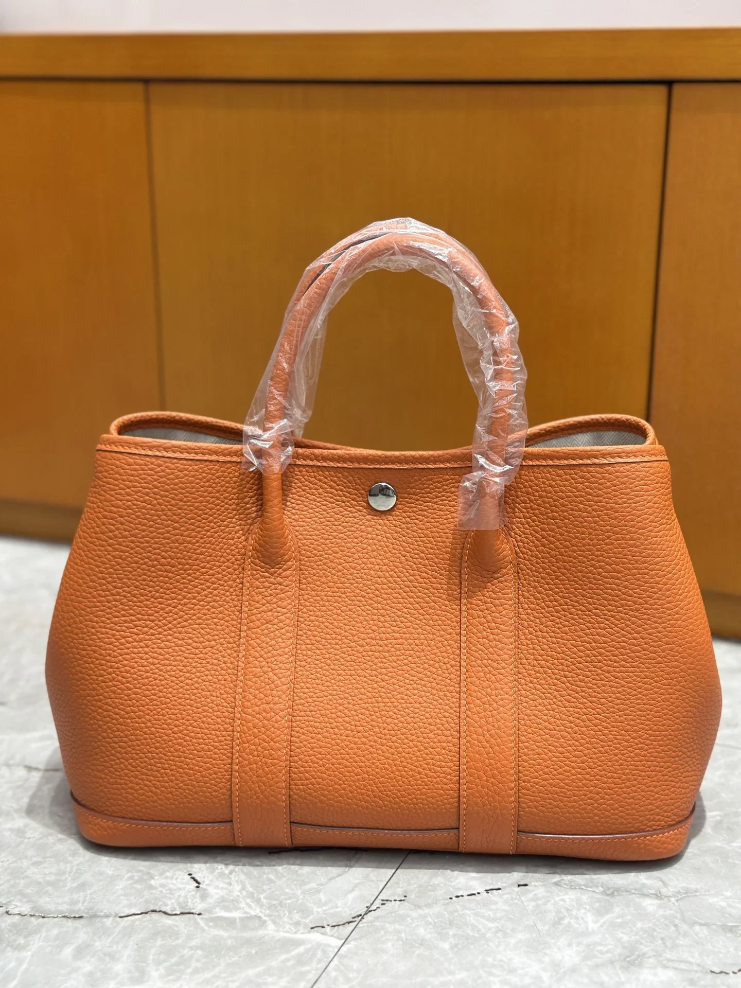 HERMES Totes Bags Leather Orange 30CM I50202609090278 - Image 6