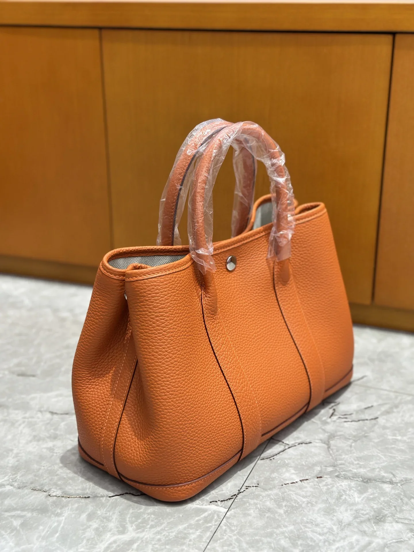 HERMES Totes Bags Leather Orange 30CM I50202609090278 - Image 9