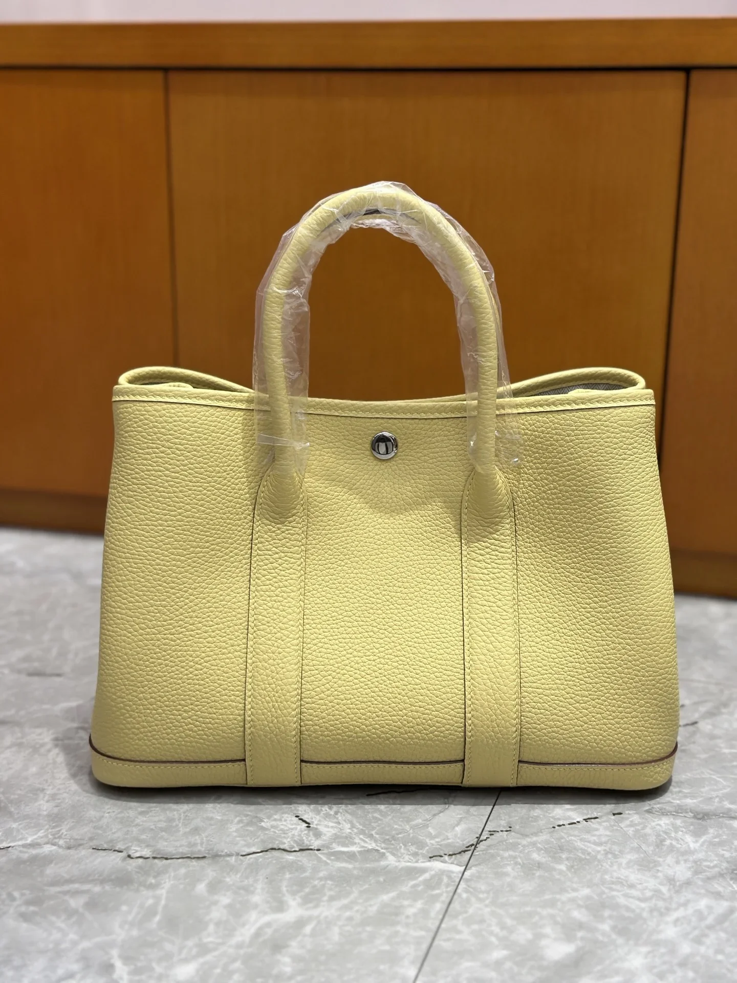 HERMES Totes Bags Leather Yellow 30CM I50202609090300 - Image 5