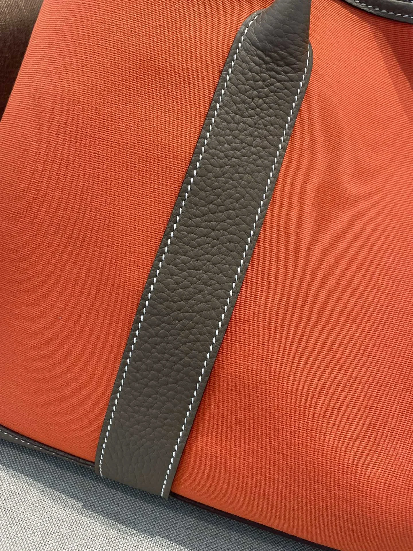 HERMES Totes Bags Orange-Brown A000202609090279 - Image 4