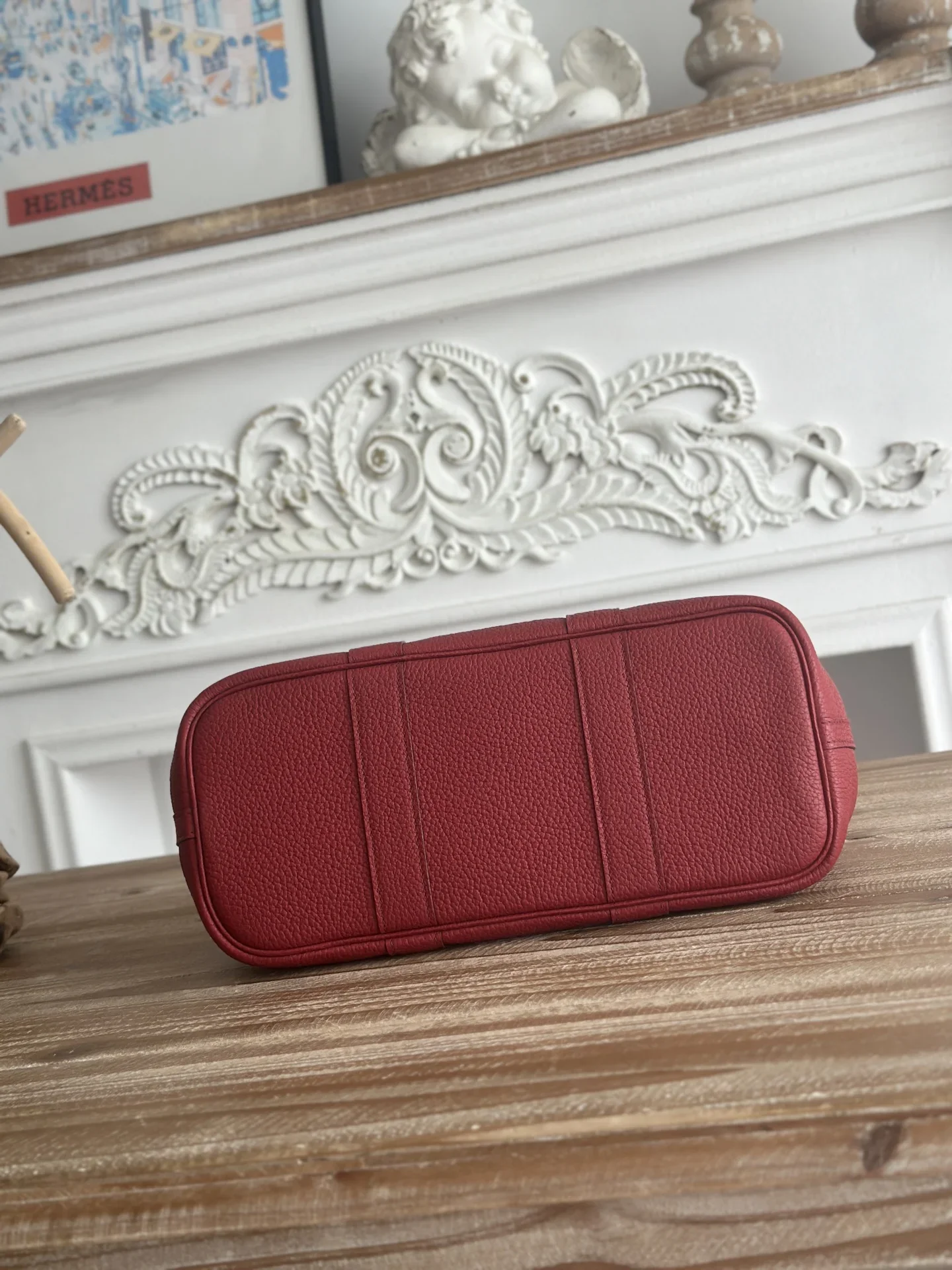 HERMES Totes Bags Red 30CM I50202609090277 - Image 3
