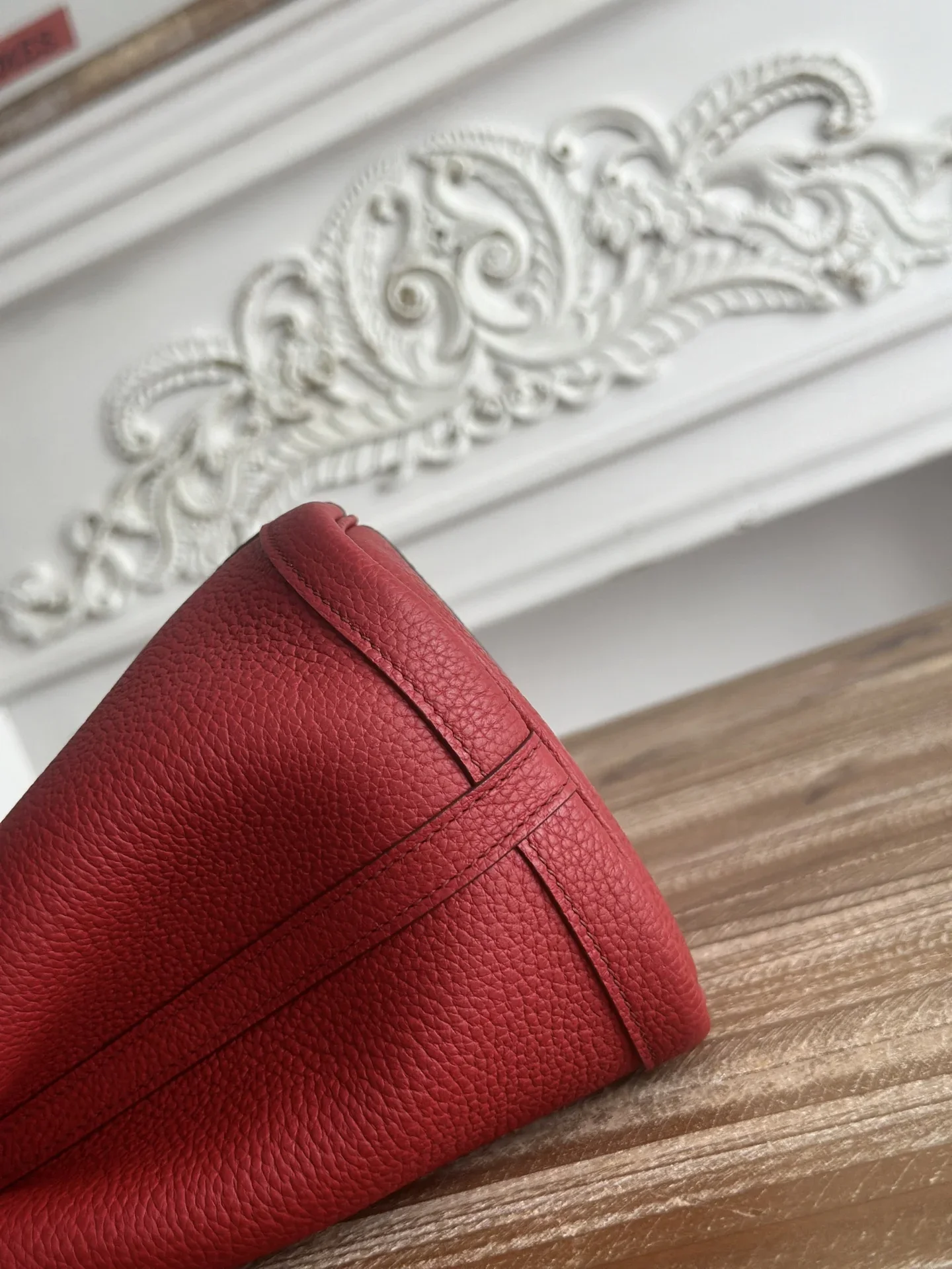 HERMES Totes Bags Red 30CM I50202609090277 - Image 4