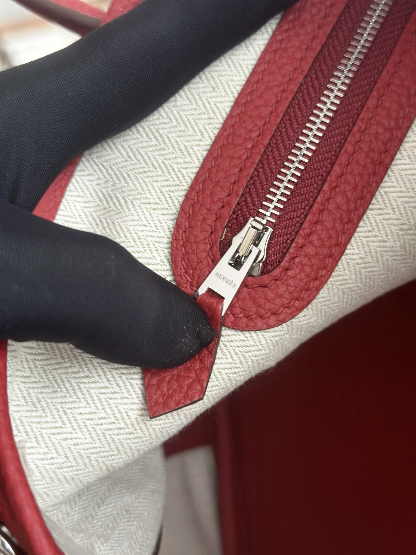 HERMES Totes Bags Red 30CM I50202609090277 - Image 8