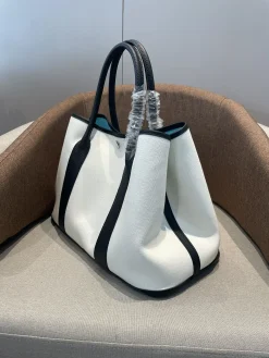 Alternative view of HERMES Totes Bags White-Black A000202609090291