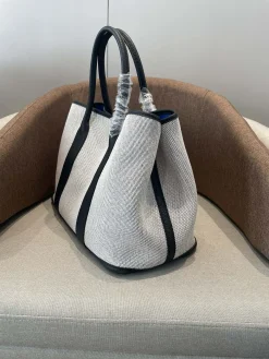 Alternative view of HERMES Totes Bags White-Black A000202609090292