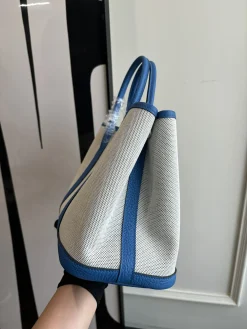 Alternative view of HERMES Totes Bags White-Blue A000202609090293