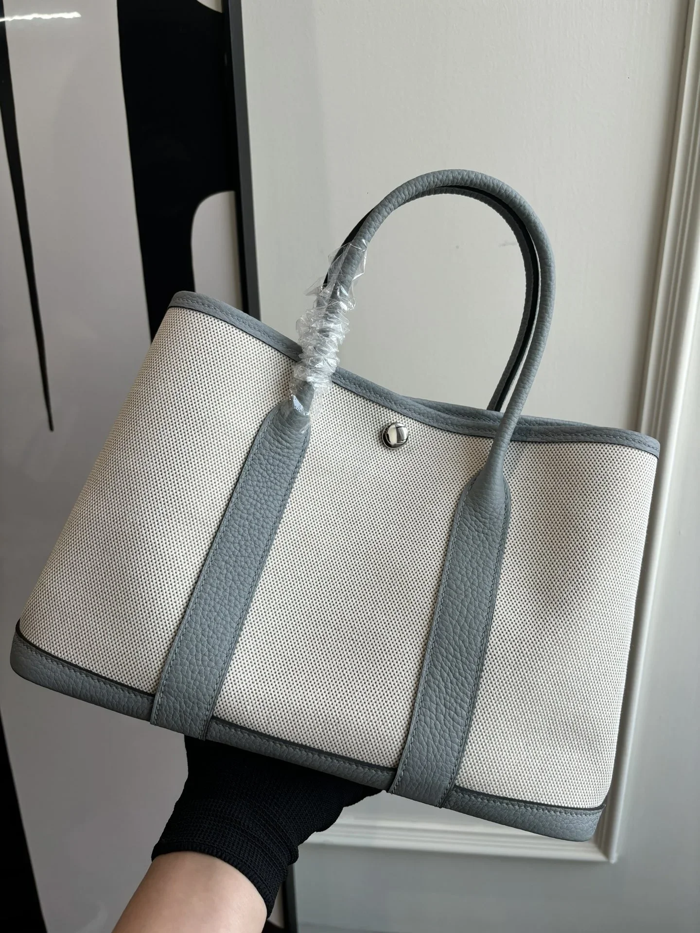 HERMES Totes Bags White-Gray A000202609090296 - Image 3