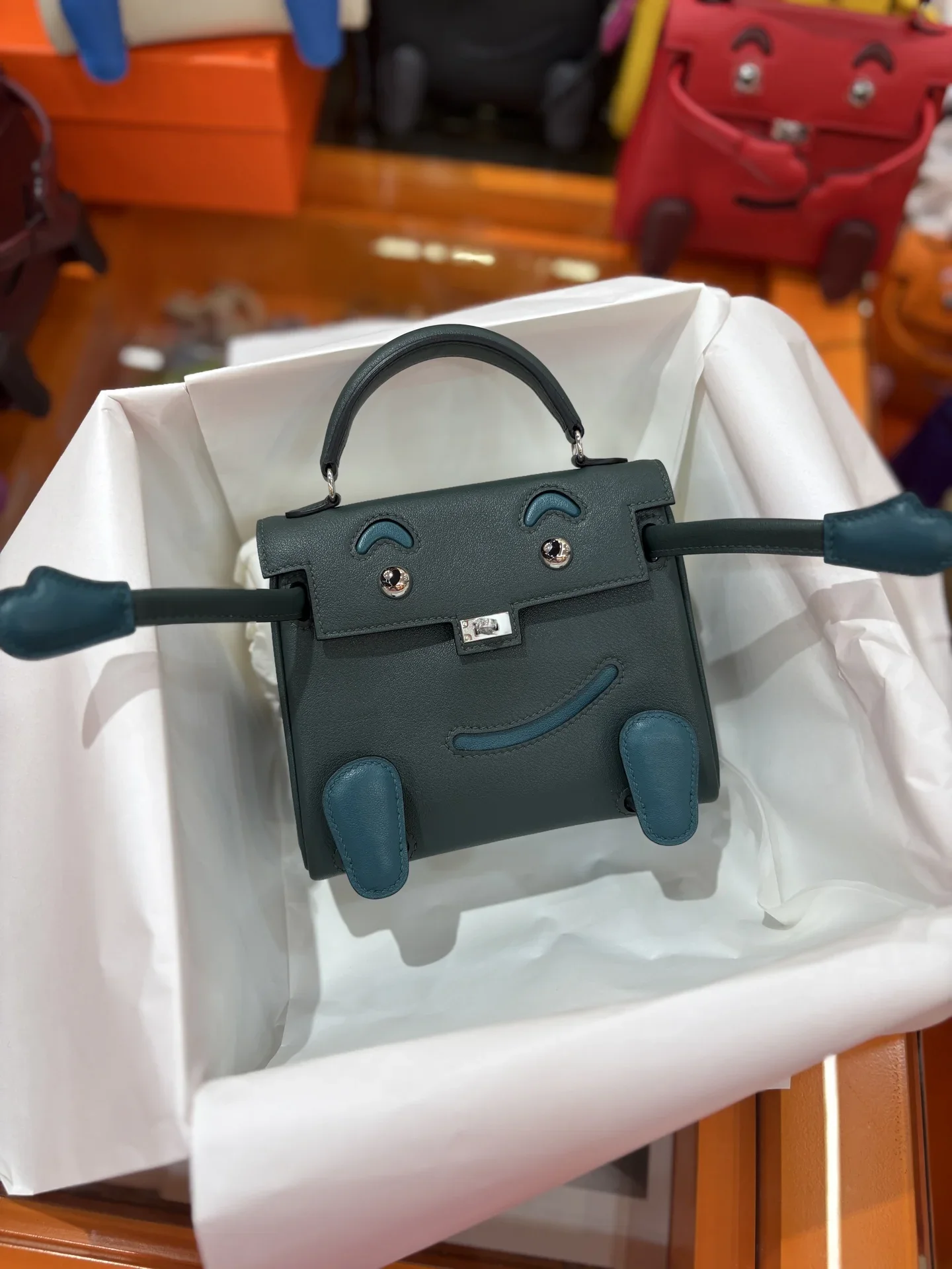 HERMES Trend Bags Green-Blue One Size A350202609090249 - Image 2