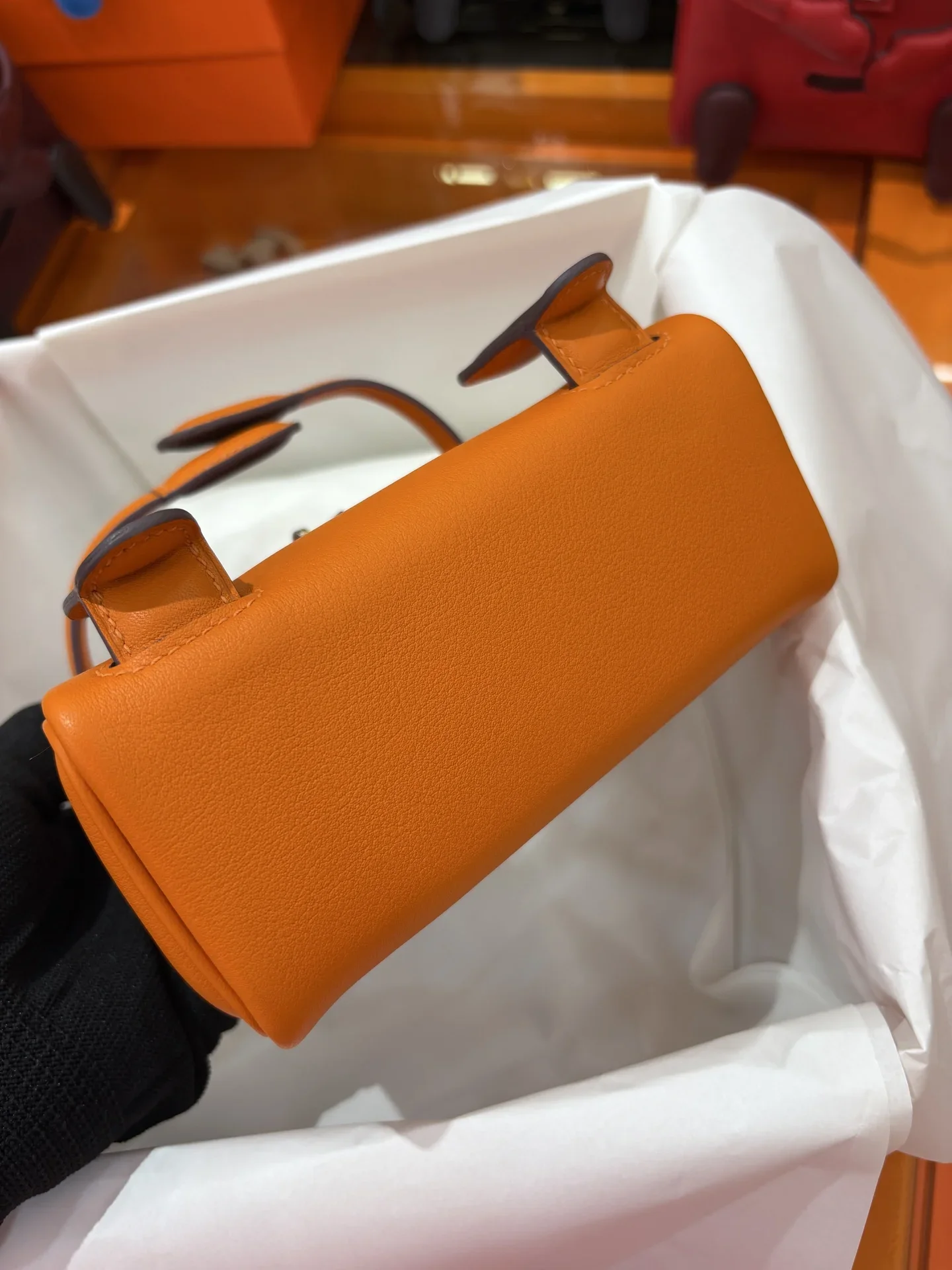 HERMES Trend Bags Orange-Brown 16CM A350202609090251 - Image 9