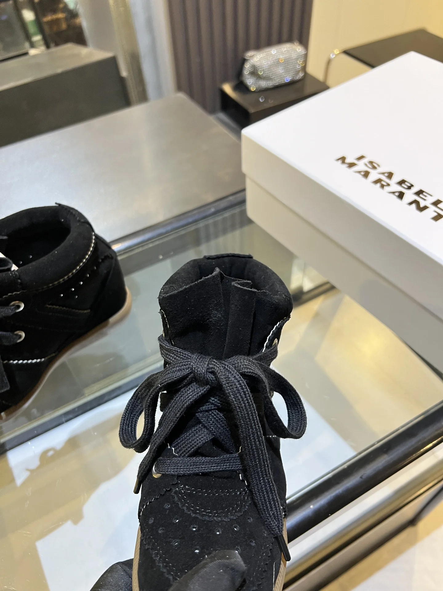 ISABEL MARANT Boots Black-Tan B90202609110898 - Image 7
