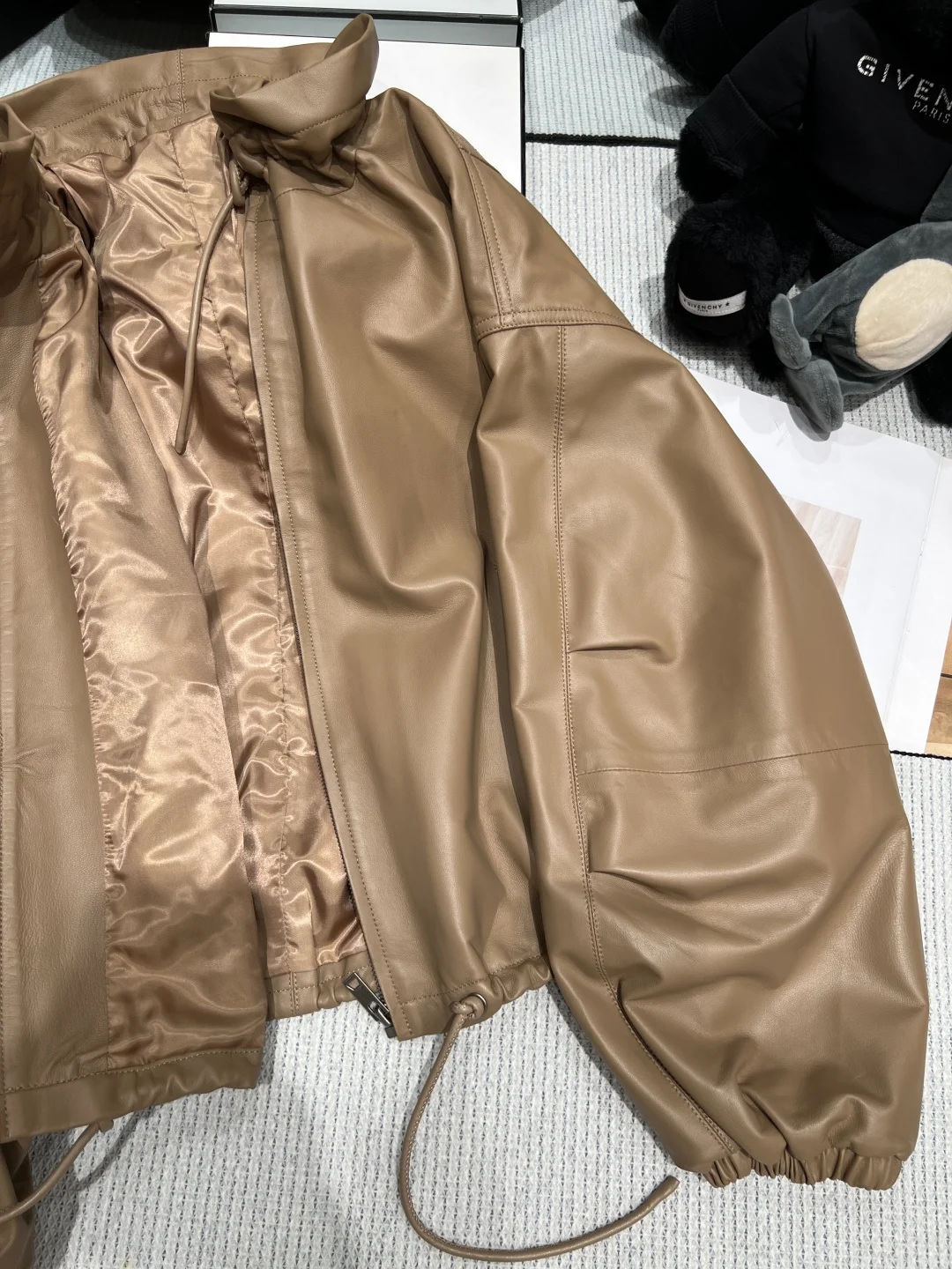 ISABEL MARANT Jackets Lambskin Leather Brown S-L I00202609060331 - Image 3
