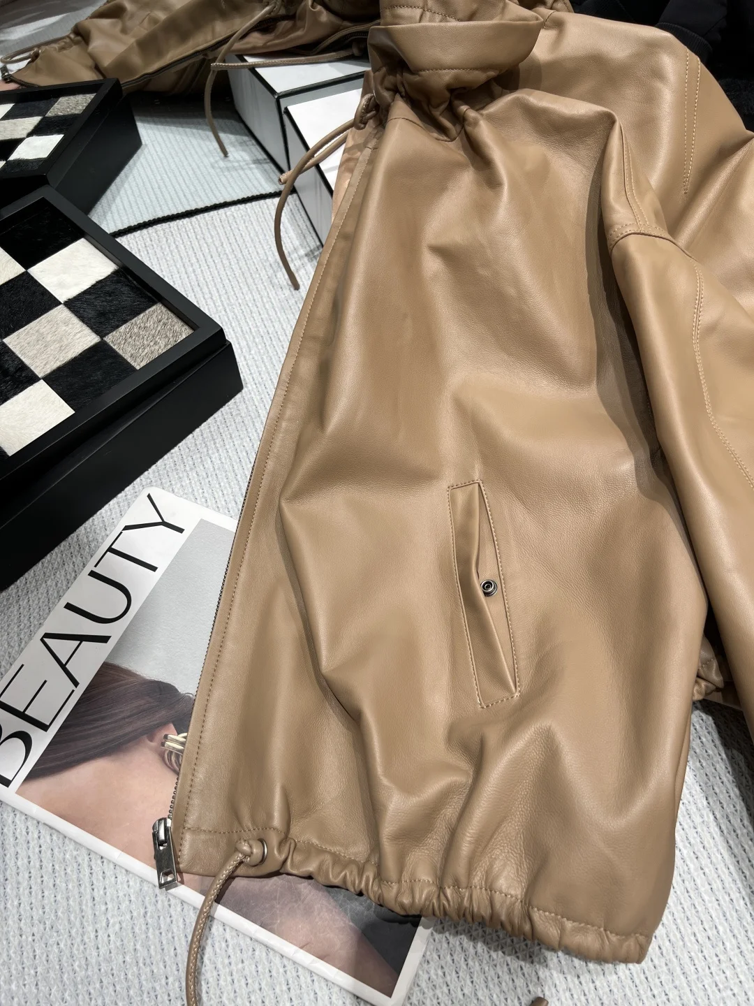 ISABEL MARANT Jackets Lambskin Leather Brown S-L I00202609060331 - Image 4
