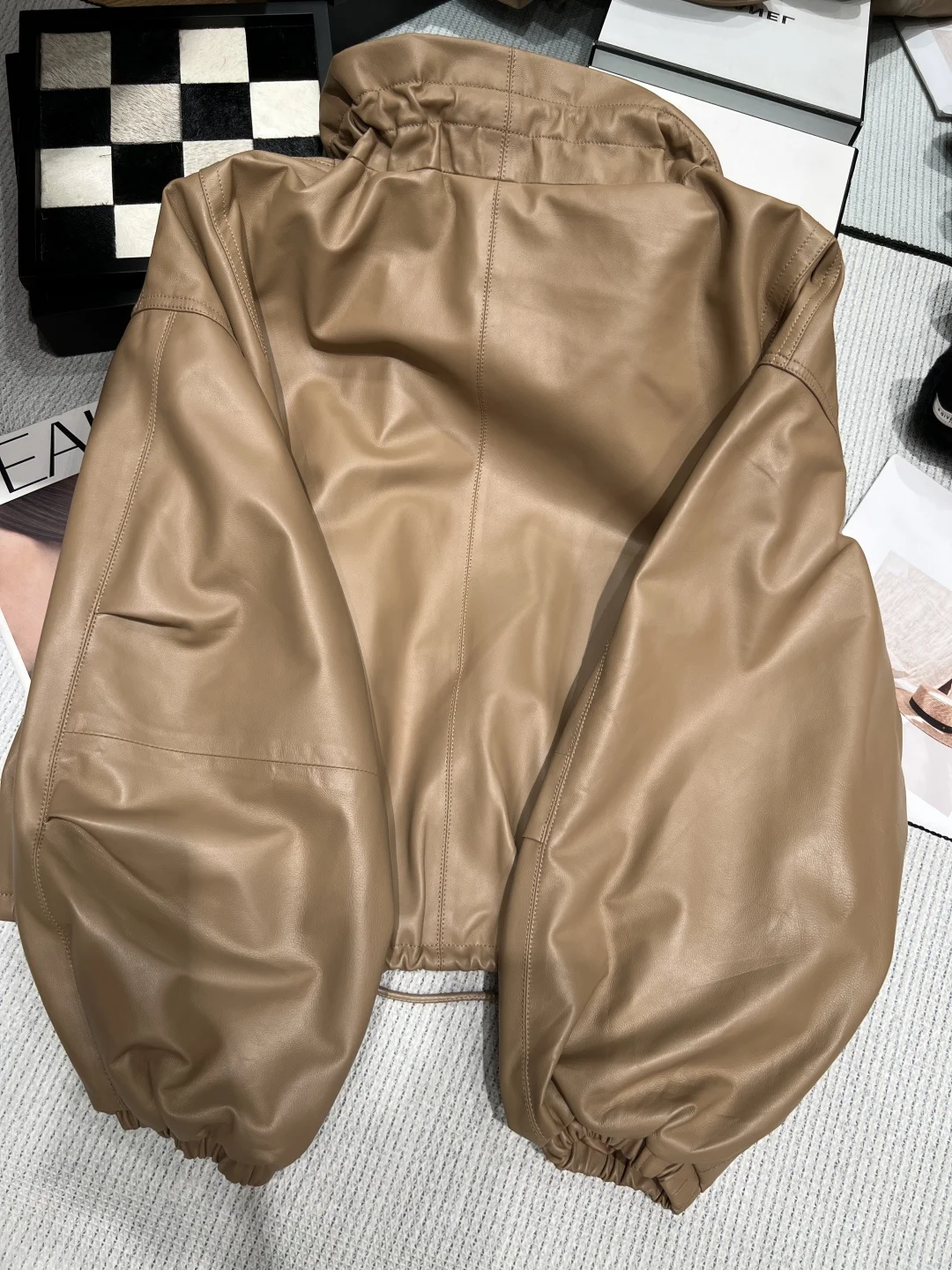 ISABEL MARANT Jackets Lambskin Leather Brown S-L I00202609060331 - Image 7