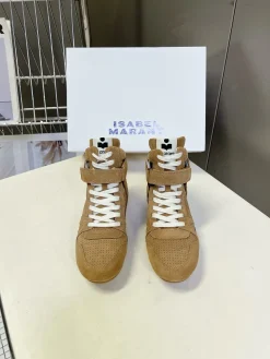 ISABEL MARANT Sneakers Suede Brown-White EU35-40 B60202609111838