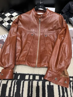 LEMAIRE Jackets Leather Brown S-XL G40202609061881