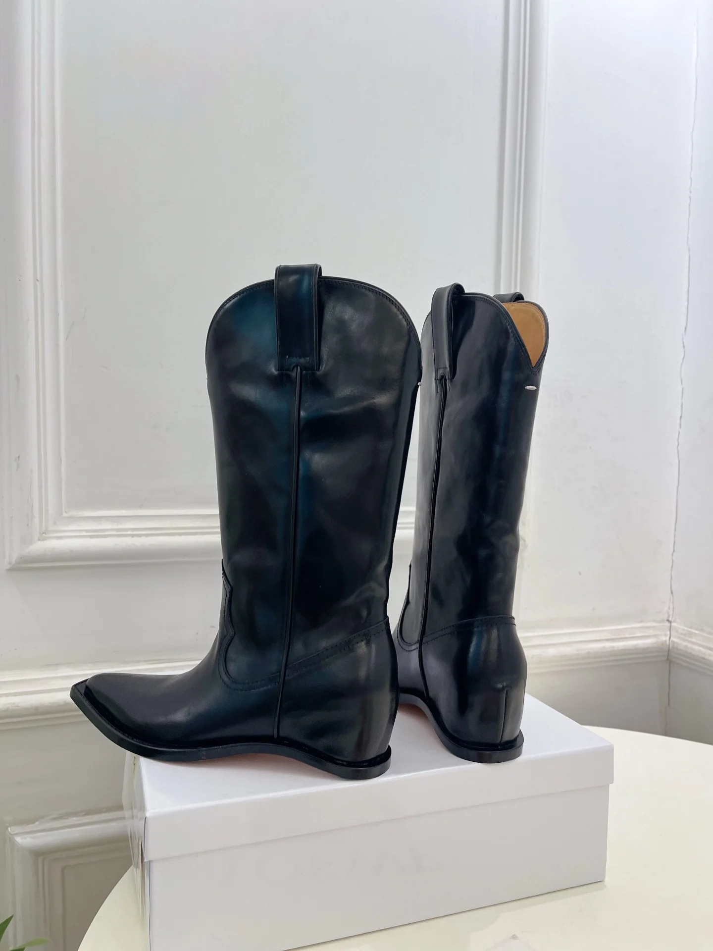 LOEWE Boots Black-Brown E60202609110224 - Image 6