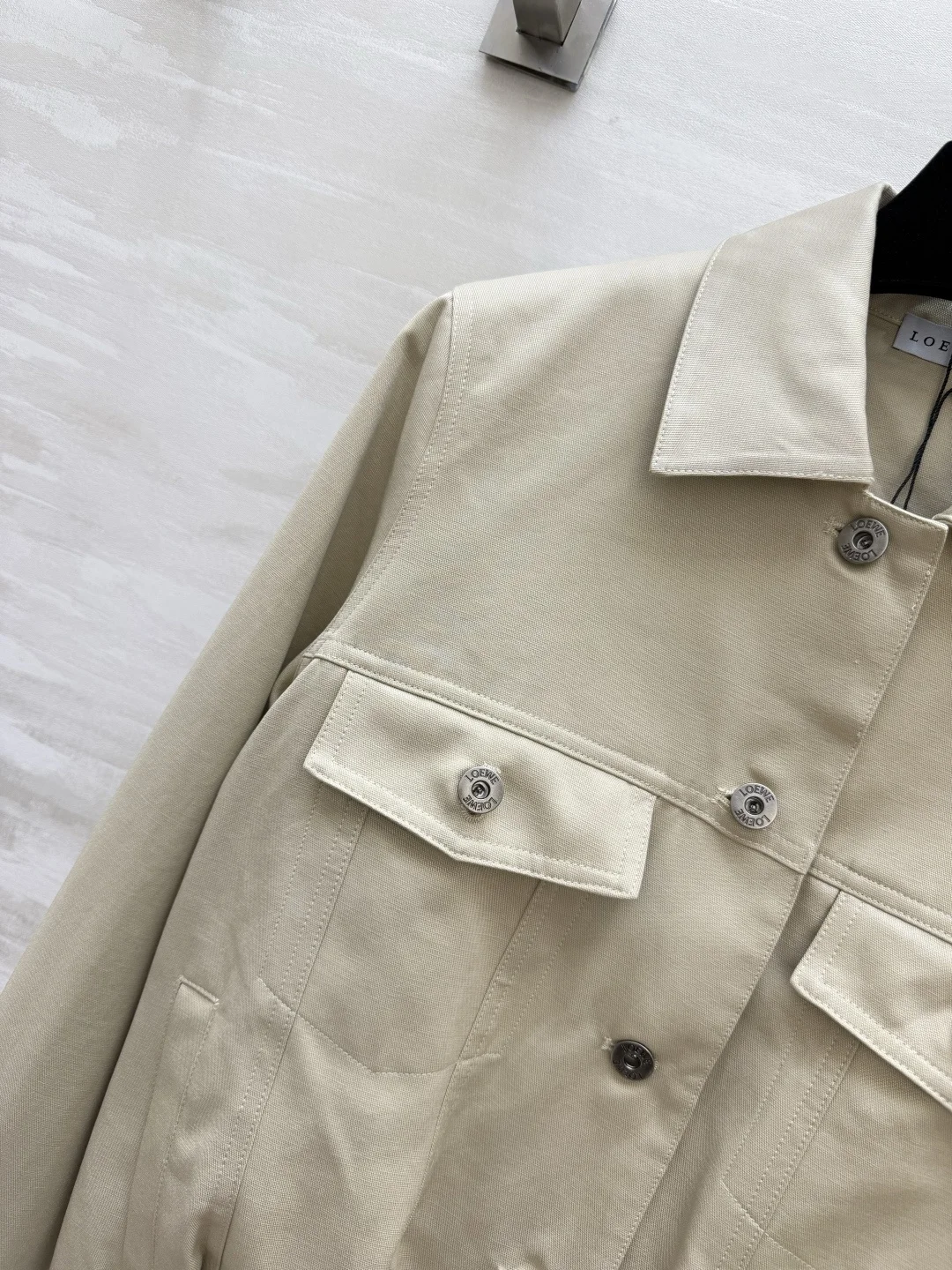 LOEWE Jackets Beige S_M_L B95202609062610 - Image 3