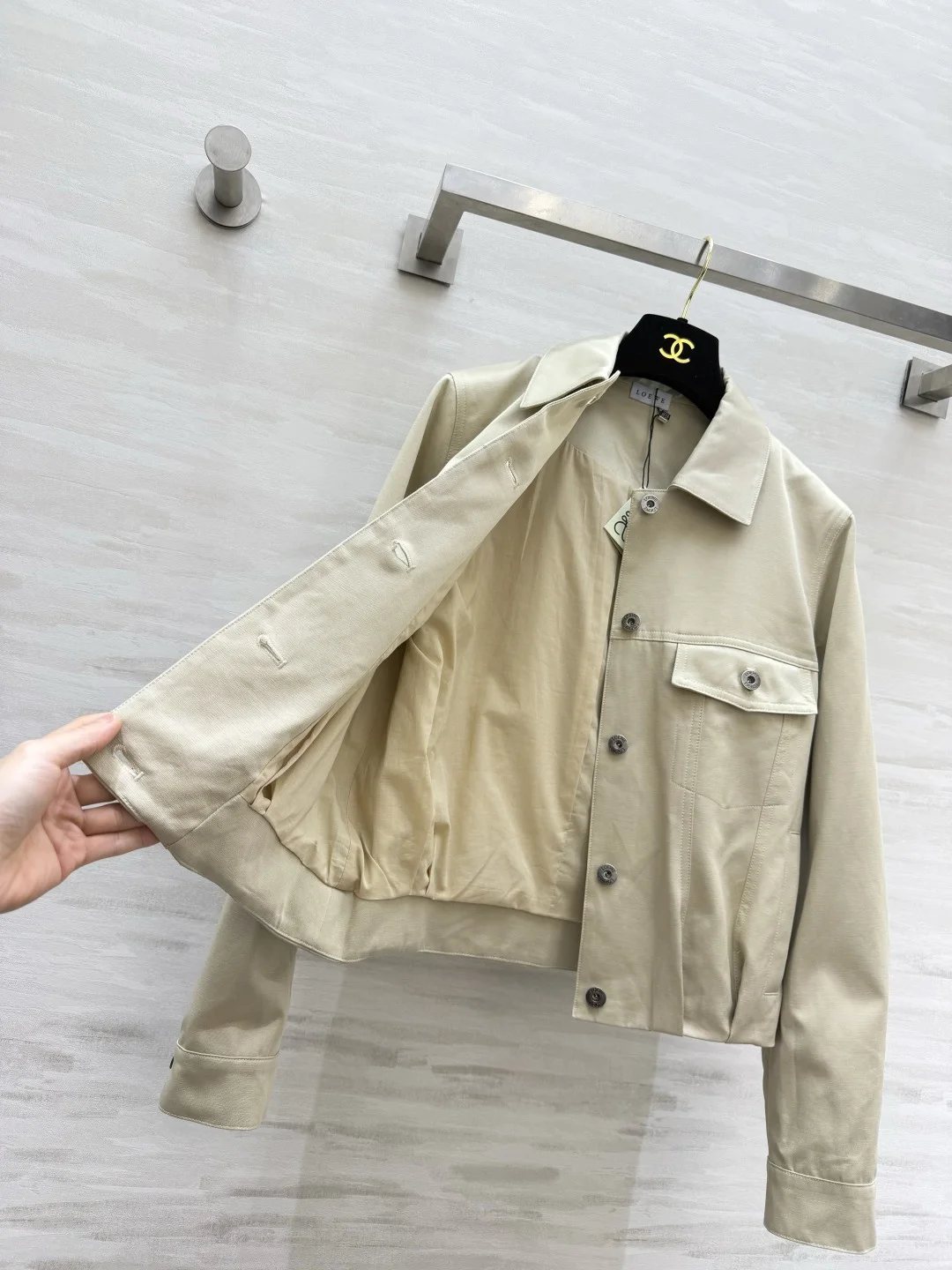LOEWE Jackets Beige S_M_L B95202609062610 - Image 7