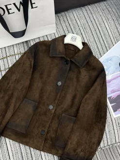 Alternative view of LOEWE Jackets Brown S-L A055202609061099