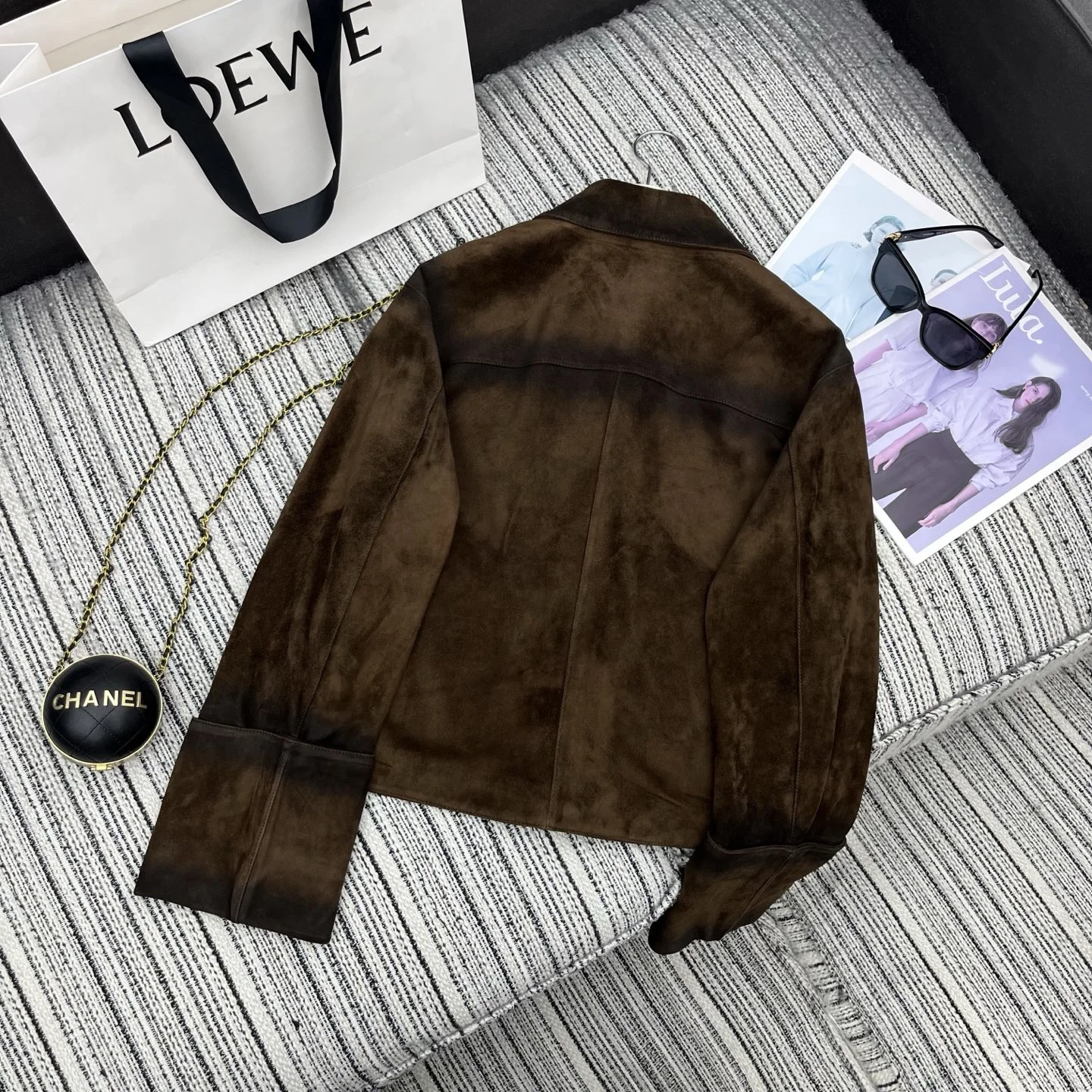 LOEWE Jackets Brown S-L A055202609061099 - Image 7