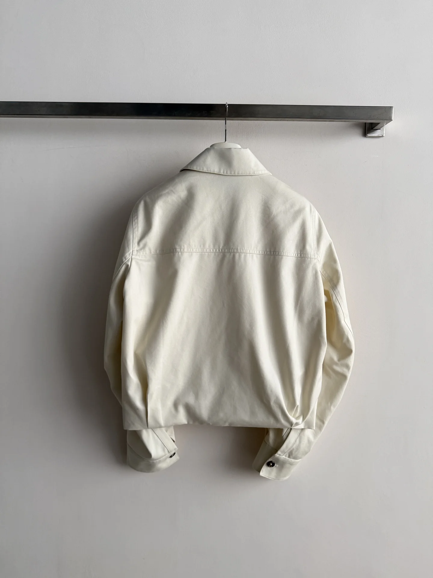 LOEWE Jackets Cotton Blend Cream-Brown S-M-L D45202609061589 - Image 2
