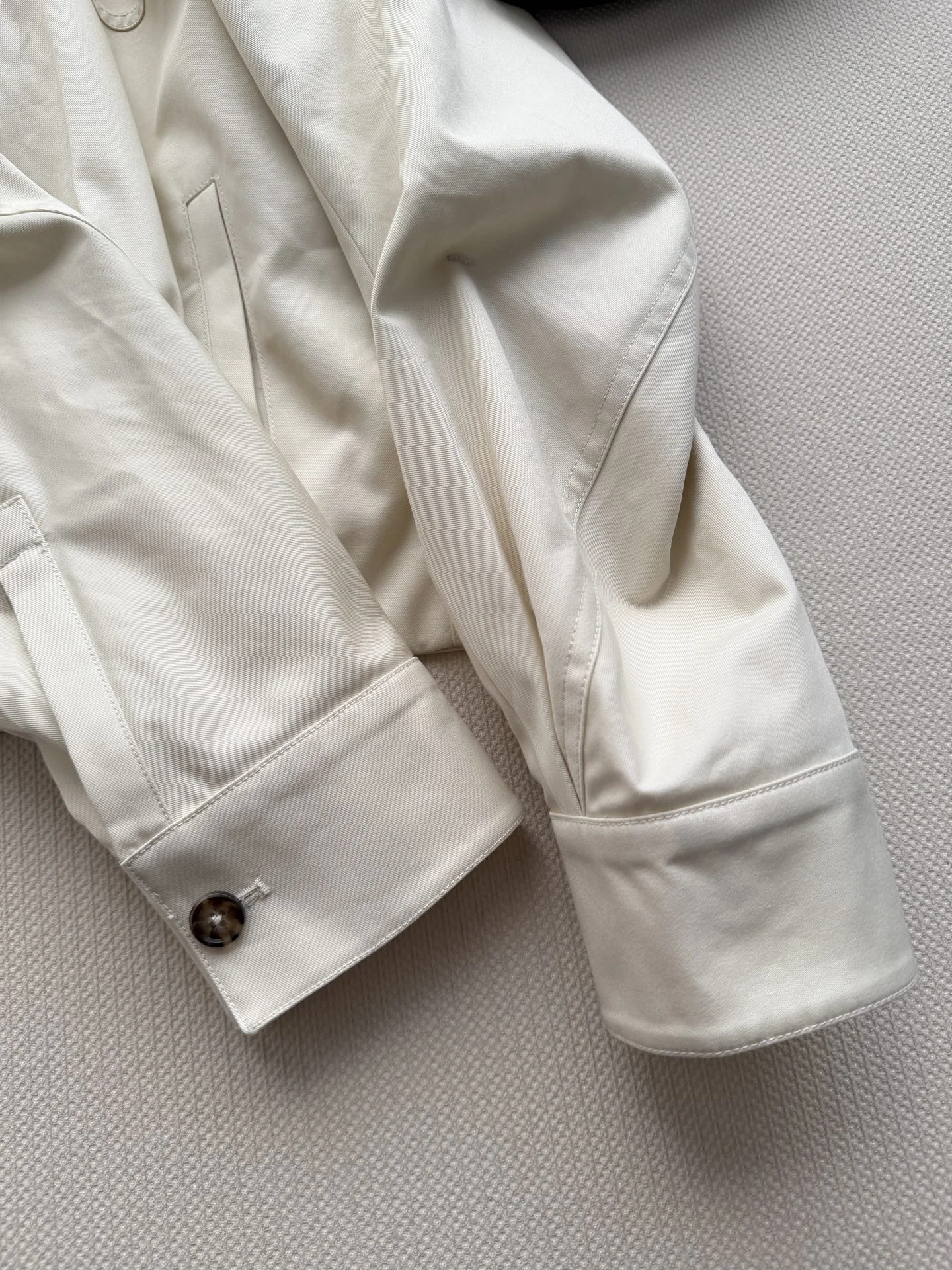 LOEWE Jackets Cotton Blend Cream-Brown S-M-L D45202609061589 - Image 5