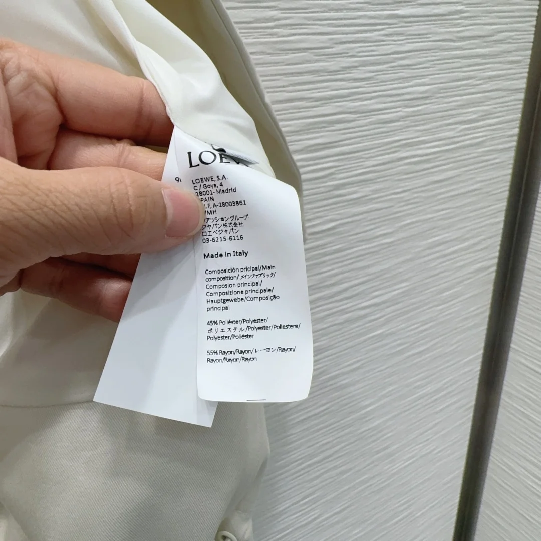 LOEWE Jackets Cream S M L XL C45202609062892 - Image 7